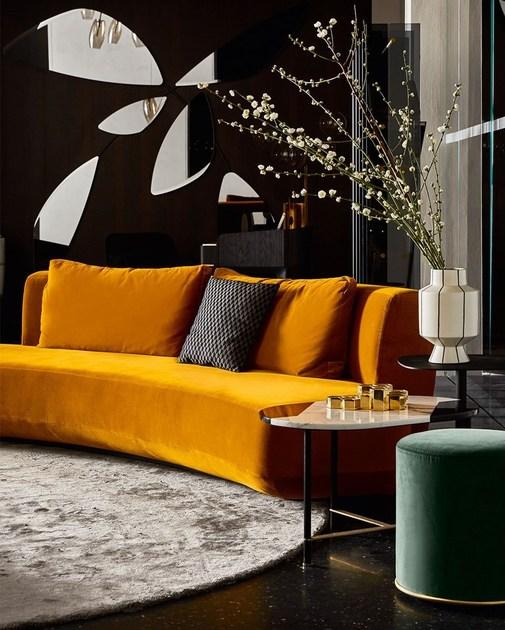 Gallotti&Radice Изогнутый мягкий диван Audrey sun-id-1350539 - Вид №1