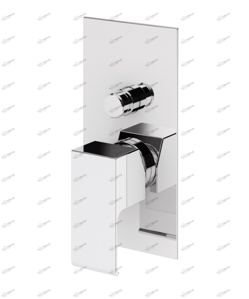 Встраиваемый однорычажный смеситель для душа с переключателем CEZARES PORTA-VDIM-BIO