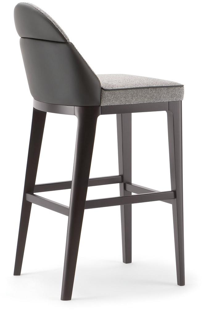 Tirolo Табурет из ткани со спинкой и подставкой для ног Aston 062 sg - Вид №1