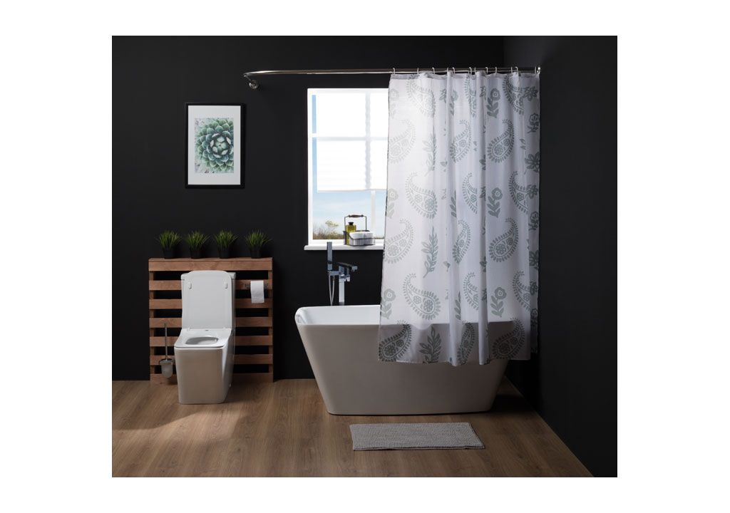 Шторка для ванны Aquanet SC4106A 180см, огурцы  - Вид №1