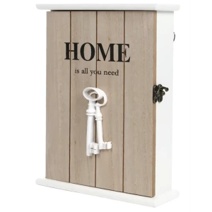 Ключница закрытая "Все для дома" цвет бежевый 19x6x26см