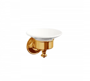 Gentry Home Настенный керамический подстаканник Sun Темное золото GH100399