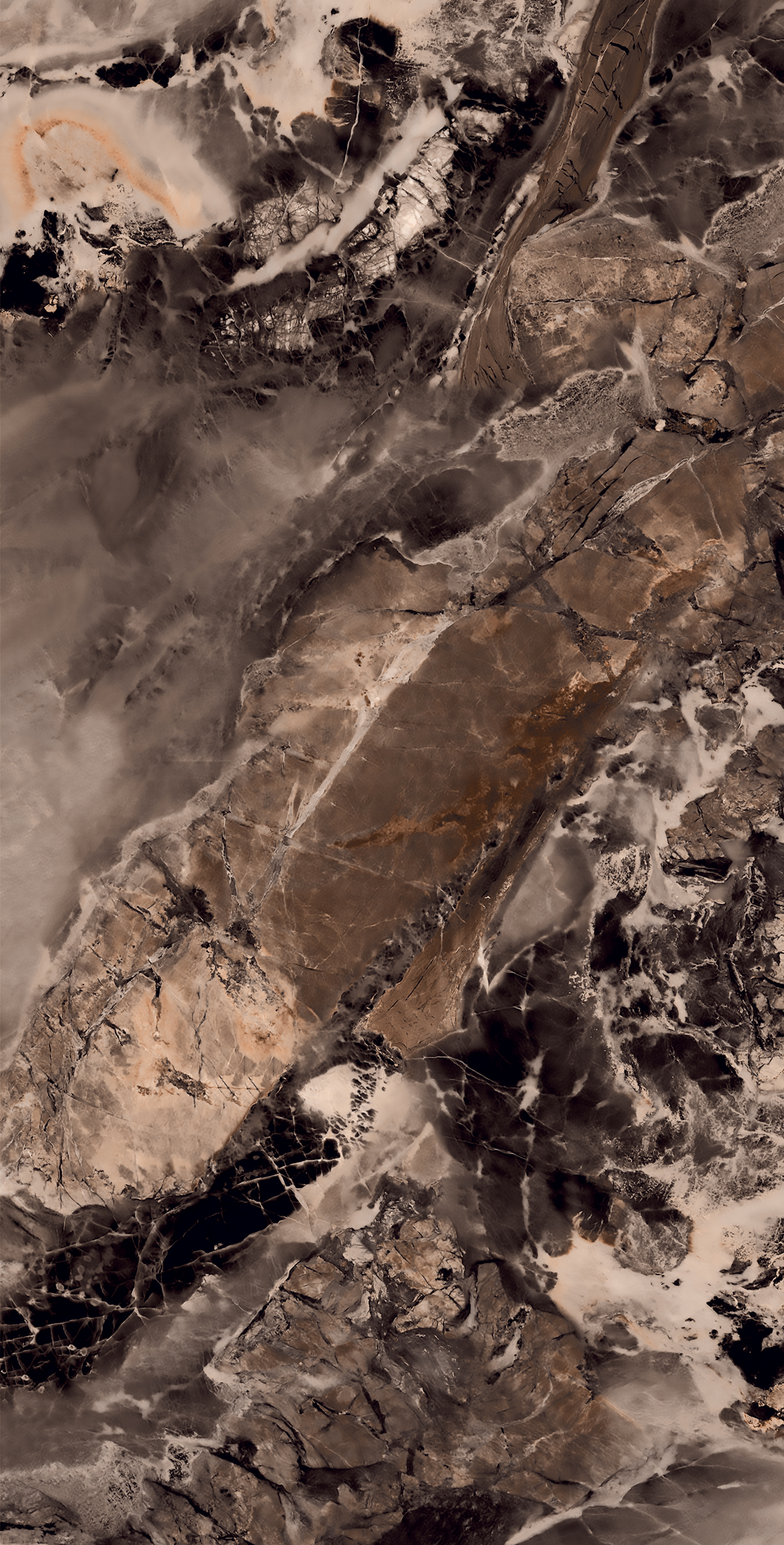 MONACO BROWN — Керамогранит с эффектом мрамора HG2012-A Arcadia Ceramica - Вид №4