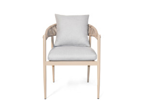 Алюминиевый садовый стул с подлокотниками