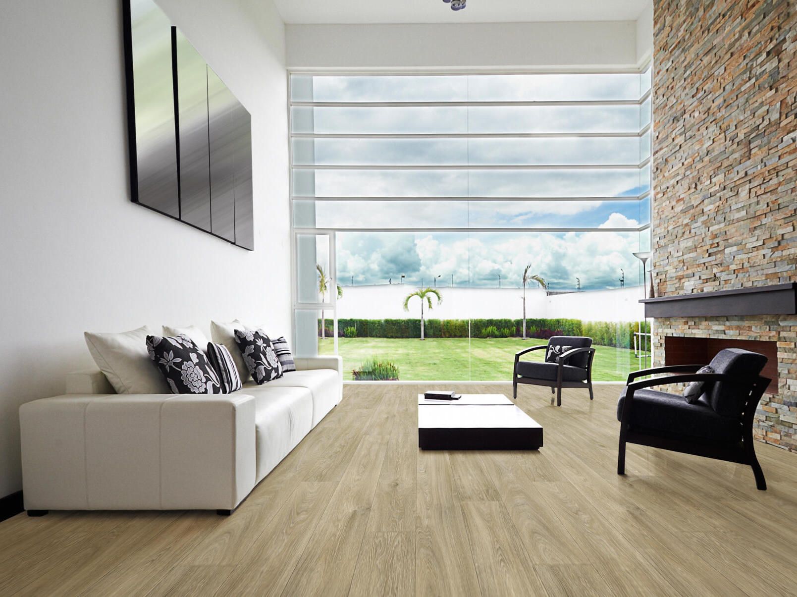 Нескользящий виниловый пол с эффектом дерева BEAUFLOR Quintex ARCH-00094715