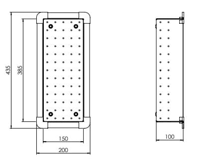 Многофункциональный лоток из нержавеющей стали Evhoc METAL TRAY L ARCH-00101078 - Вид №2