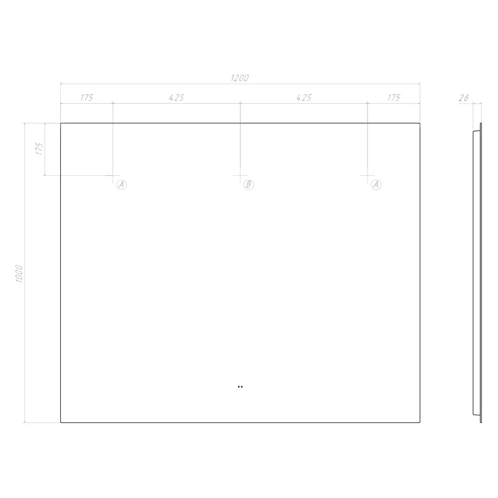 Зеркало Vigo Shine Classic с LED-подсветкой 120×100 см 83685355 STLM-0043464 - Вид №9