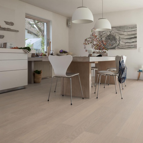 Паркетная доска Haro 4000 Series Top connect Каменно-серый Маркант Дуб Рустик (Гладкая) 2200х180 мм 1400200123 - Вид №1