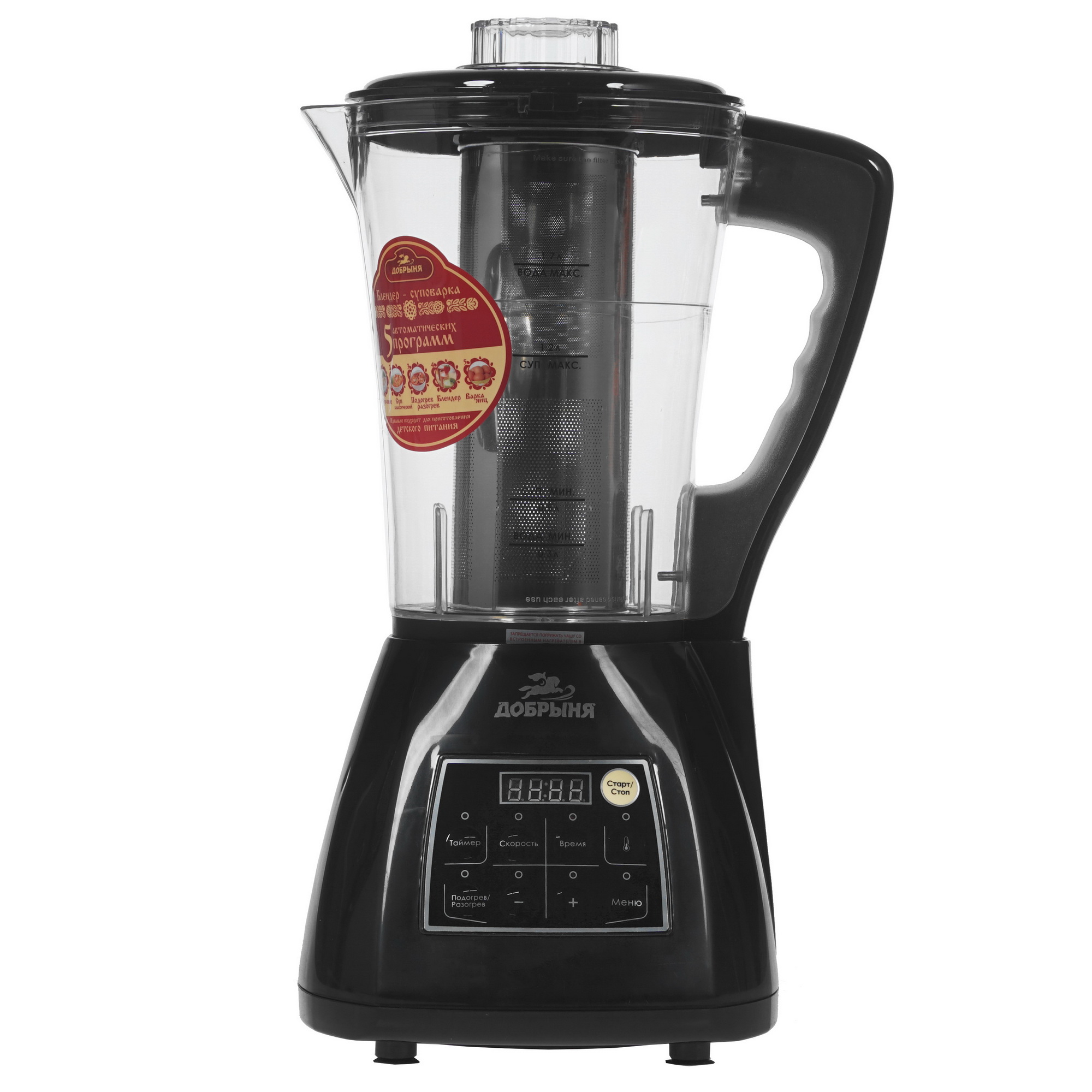 8128628 Блендер стационарный Добрыня DO-1403 черный STDN-0064064 - Вид №1