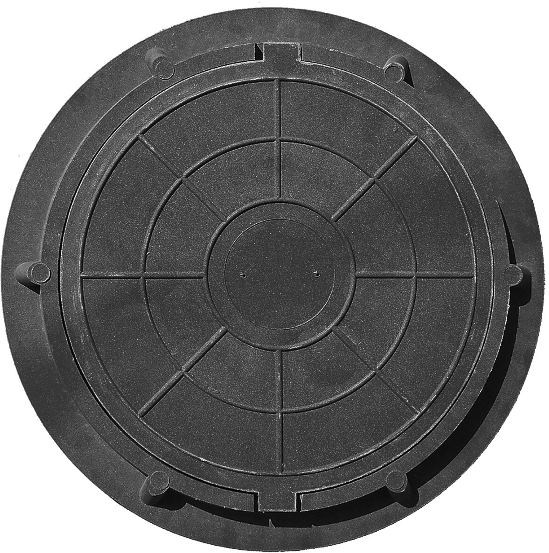 Полимерпесчаный люк Santreyd для колодцев диаметром 580 мм 82382829