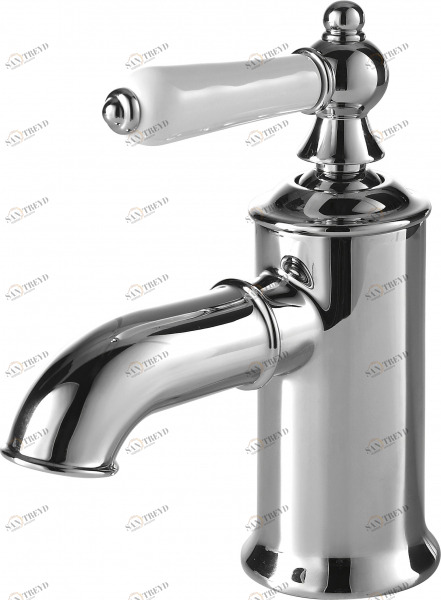 Смеситель для ванной комнаты на раковину низкий. Покрытие Хром ART F175109C bravat