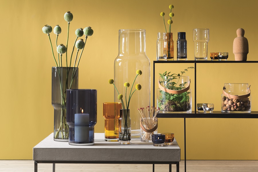 Ваза Utility, 42 см, серая LSA International G155242970 - Вид №1