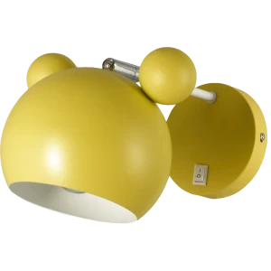 Бра Panda 1хЕ27х40 Вт цвет жёлтый