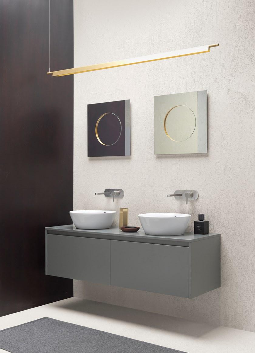 902811 Подвесная раковина настенная овальная GSI ceramica Sand белая - Вид №2