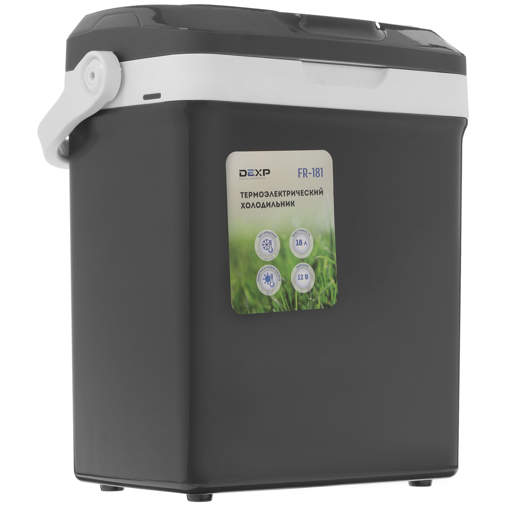 1605649 Холодильник автомобильный DEXP FR-181 серый STDN-0133877