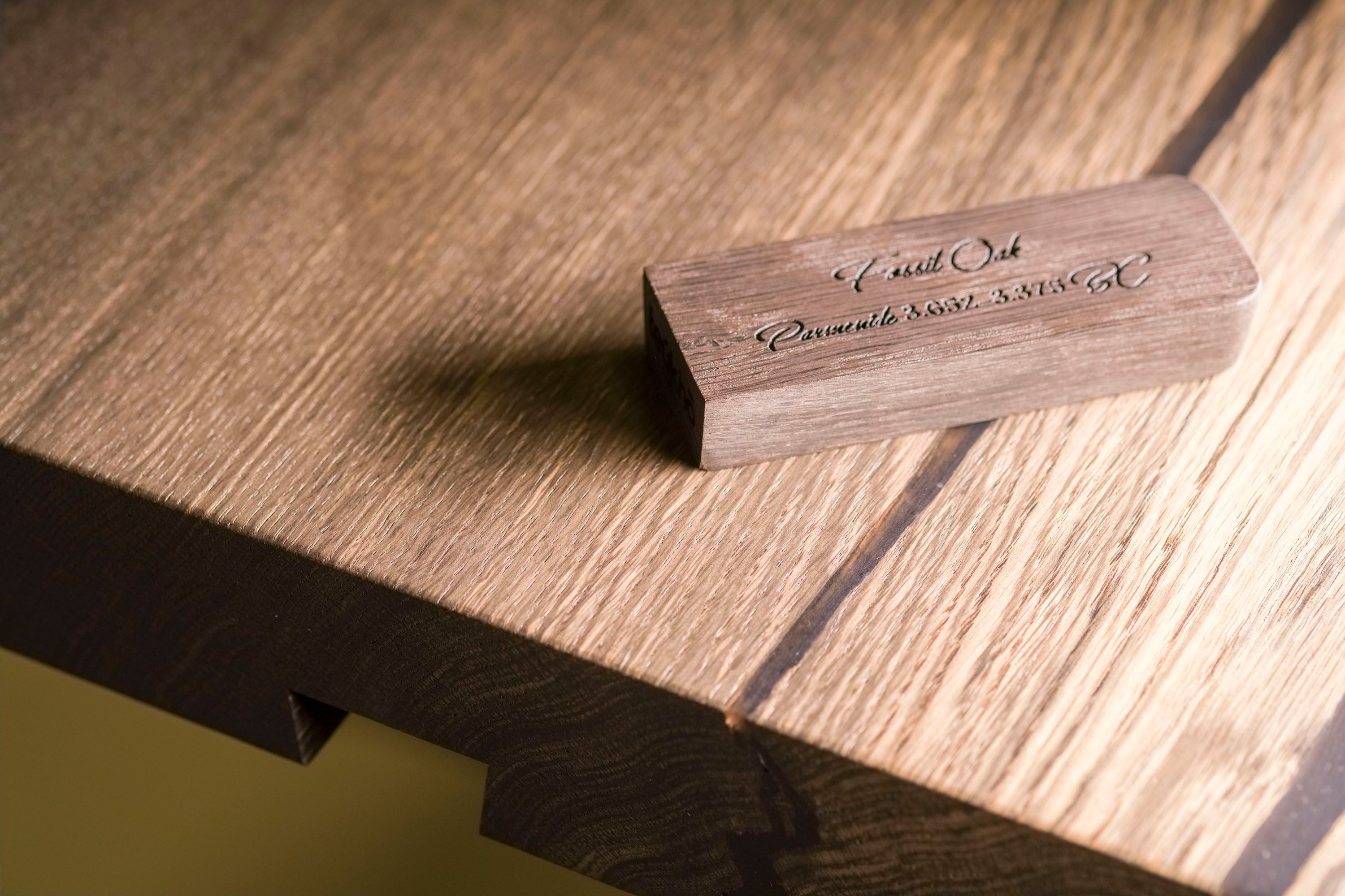 Прямоугольный стол из ископаемого дуба Teúkhō PARMENIDE ARCH-00081932 - Вид №2