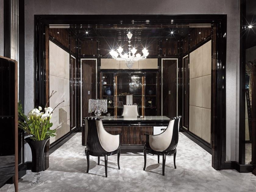 Bellotti Ezio Письменный стол из лакированного черного дерева с ящиками The majestic 2016-58 - Вид №3