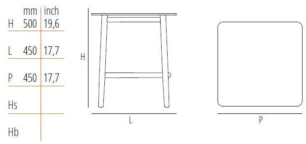 Wiener GTV Design Квадратный деревянный журнальный столик Single curve sun-id-1505347 - Вид №11