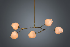 2000983126030 Подвесной светильник 5 ламп высота 90 ELECTRORETRO Branching Bubbles Summer