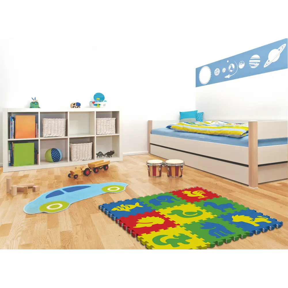 Пол мягкий «Животные 3», 30х30 см, 9 штук в упаковке 81966385 STLM-2144583 Santreyd  - Вид №4
