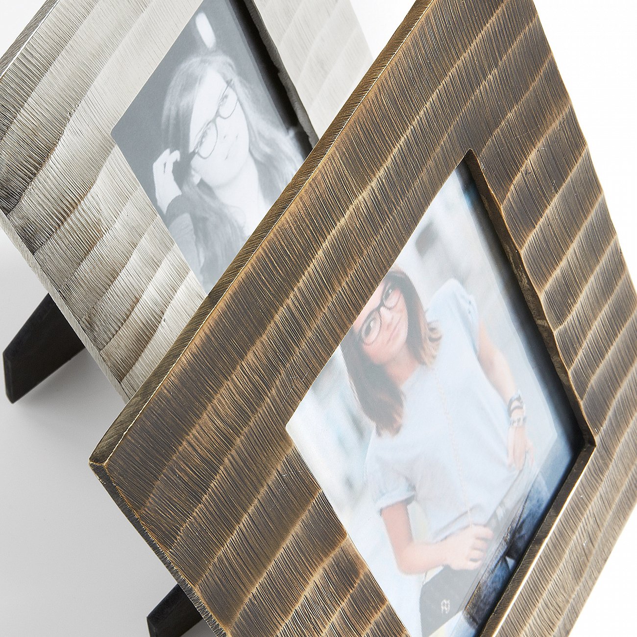 Фоторамка золотая и серебряная Kavouri от La Forma, 2 штуки LA FORMA KAVOURI 343284 Золотой  - Вид №1