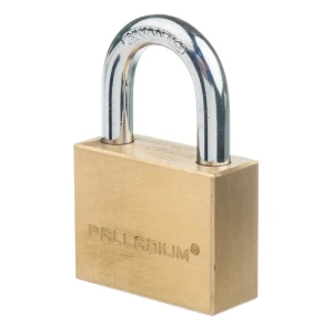 Замок навесной Palladium 302B-50, латунь/сталь