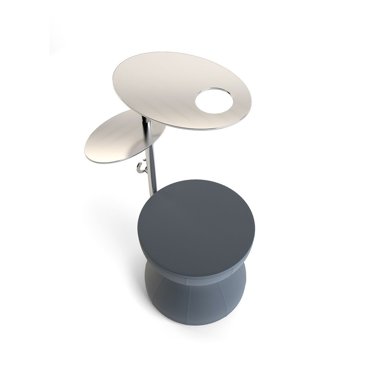 Круглый пуф из ткани Gamma & Bross Туалетная косметика от Альдо Копполы ARCH-00060273 - Вид №1