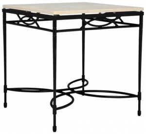 JANUS et Cie Квадратный сервисный стол из пластмассы и нержавеющей стали Amalfi