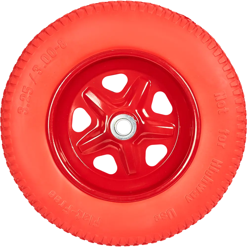 Колесо для тачки PU 700Р/4562Р D20/90 365 мм цвет красный Santreyd STLM-2035820