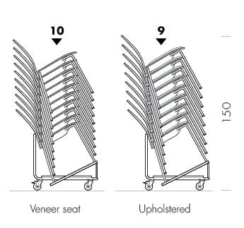 Штабелируемый стул из дуба Gazzda Book ARCH-00149968 - Вид №10