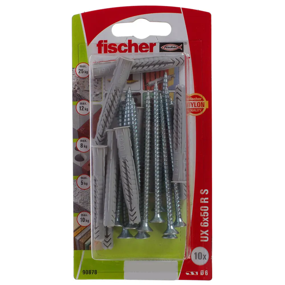 Дюбель универcальный UX, 6х50 мм, 10 шт FISCHER STLM-2079203 - Вид №3