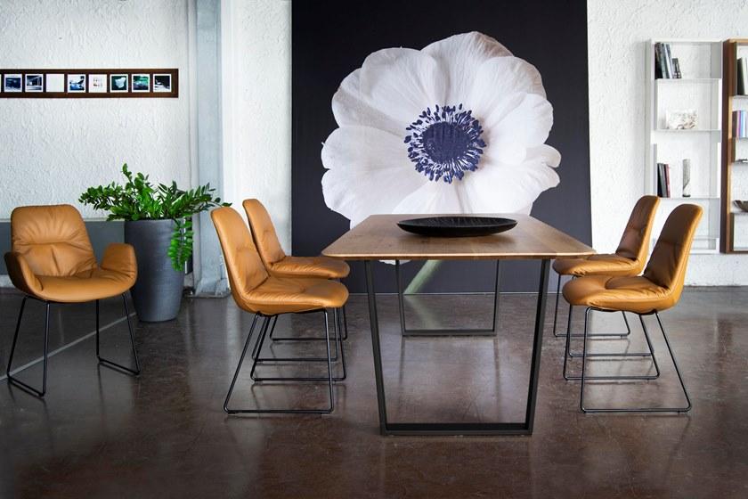 Tonon Санный стул с подлокотниками, обитыми кожей или тканью Step 9w4.94 - Вид №2