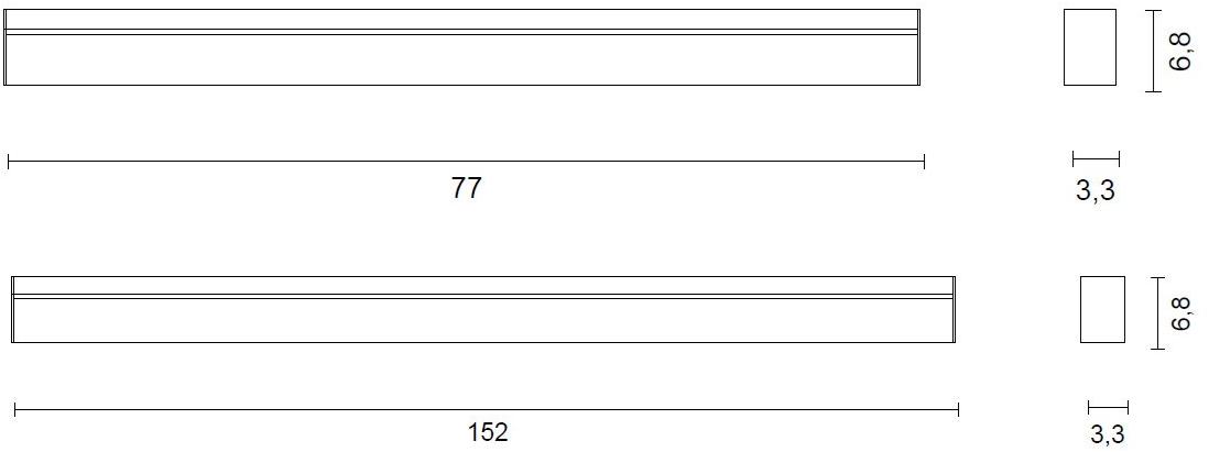 EGOLUCE Светодиодный потолочный светильник Rail 5540 / 5541 - Вид №2