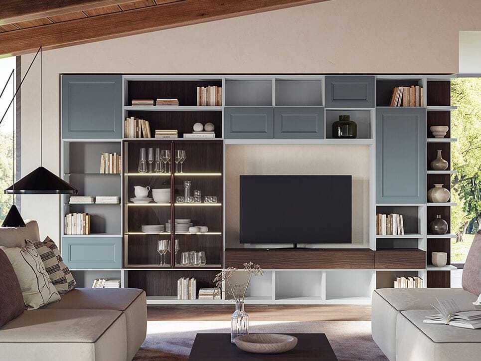 Оборудованная стена Giessegi день за днем ARCH-00077867