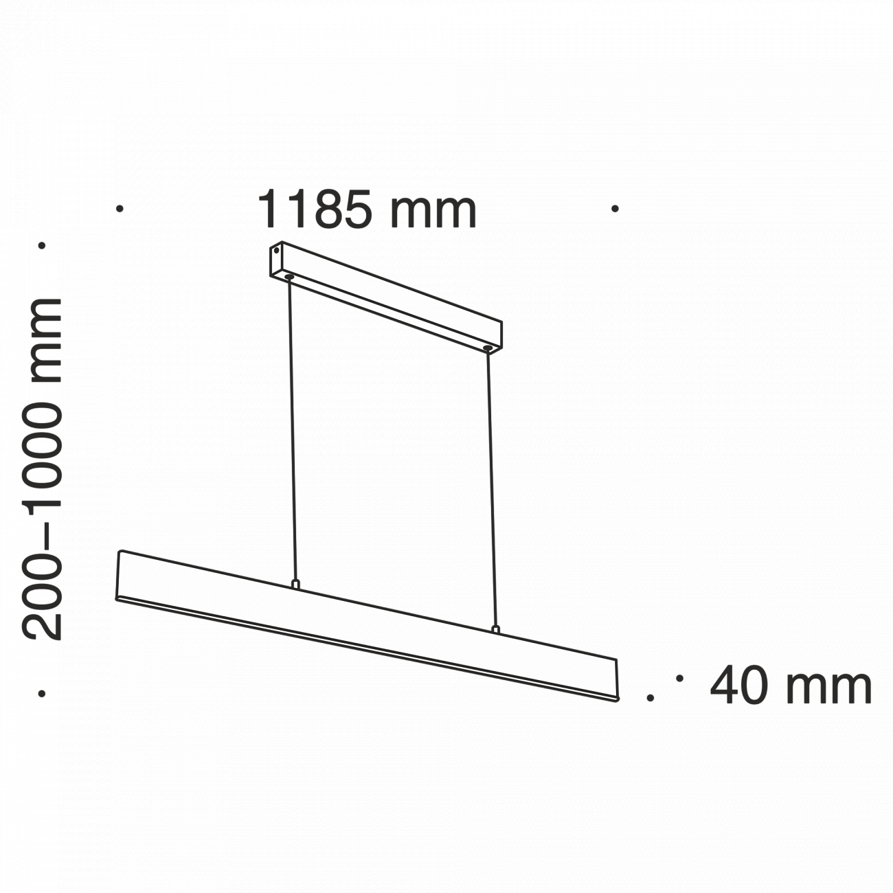 Светильник подвесной светодиодный с металлическим плафоном 118,5 черный Step P010PL-L30B TECHNICAL PENDANT 00-3957079 Черный  - Вид №2