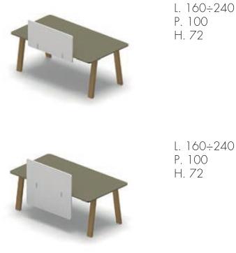 Bralco Рабочий стол с системой управления кабелями Take off evolution sun-id-1405552 - Вид №3