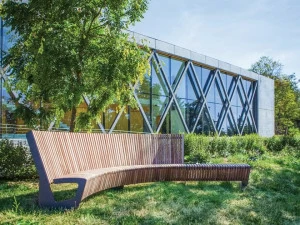 mmcité1 Изогнутая скамья со спинкой