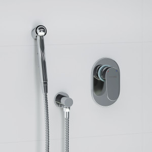 A15357 Встраиваемый комплект для биде со шлангом 120 см WasserKRAFT
