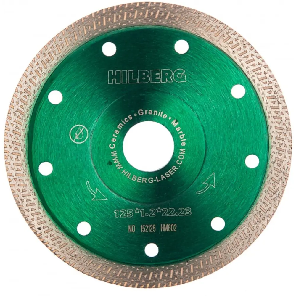 Алмазный диск Hilberg HM602 для точной резки керамики и мрамора 88018447 STLM-1349215