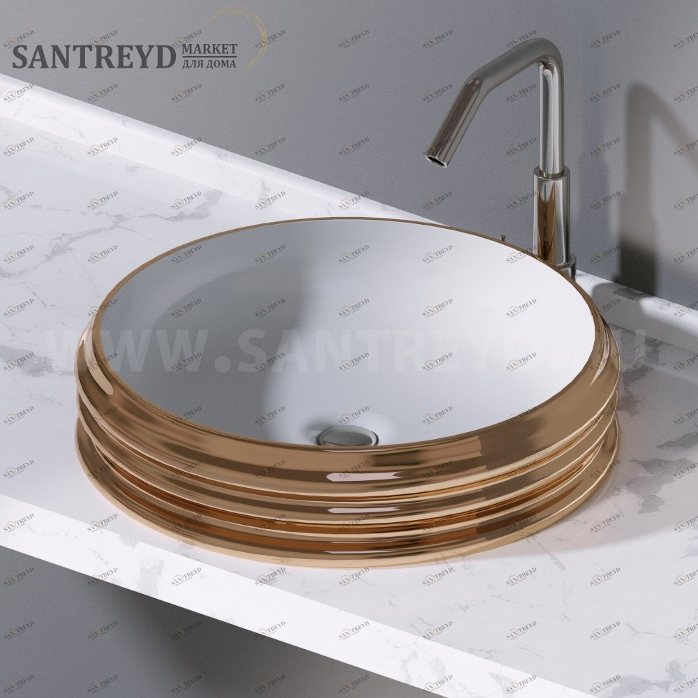 L608255 Накладная раковина на столешницу  круглая A. e T. Italia GLASS AeT ITALIA