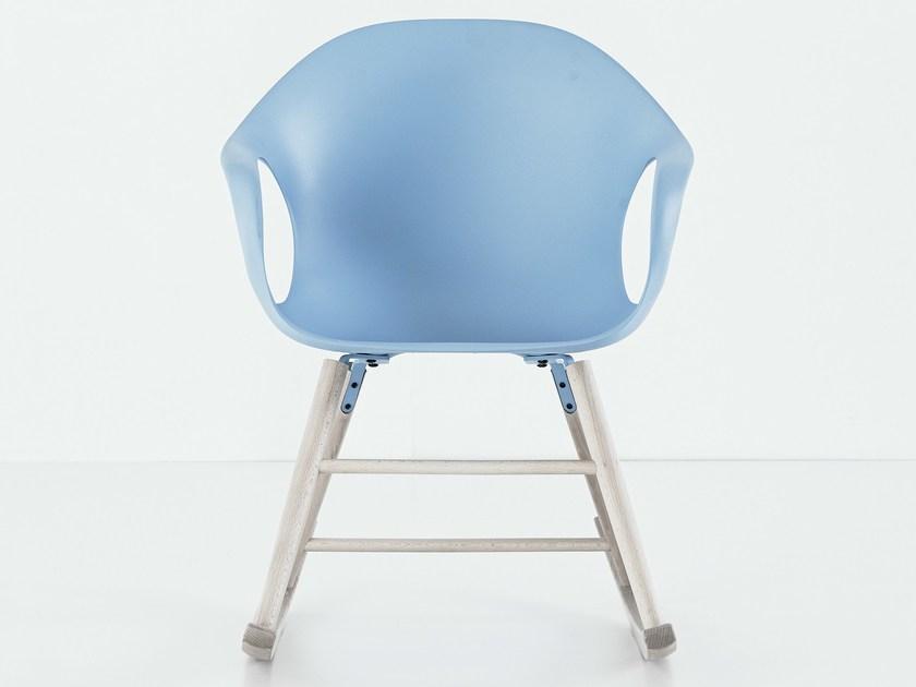 Kristalia Кресло-качалка из полиуретана с подлокотниками Elephant sun-id-1433516 - Вид №1