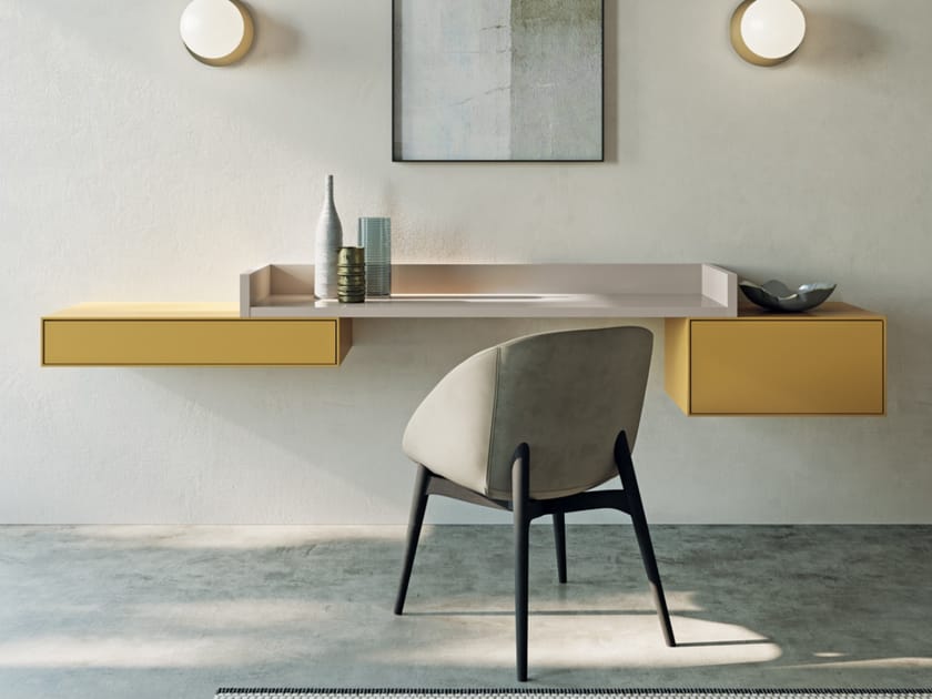 Деревянный подвесной письменный стол с ящиками Dall'Agnese Modula ARCH-00062084