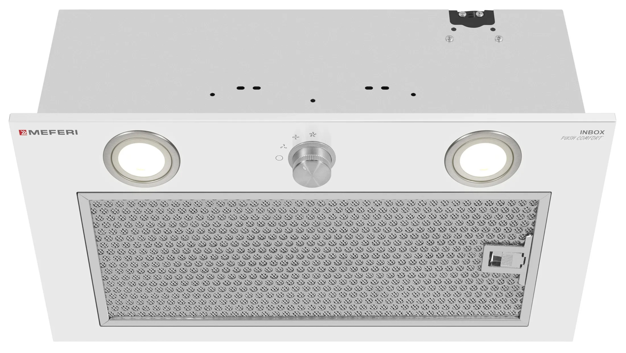 9270641 Вытяжка полновстраиваемая Meferi INBOX52WH PUSH COMFORT белый STDN-0081086