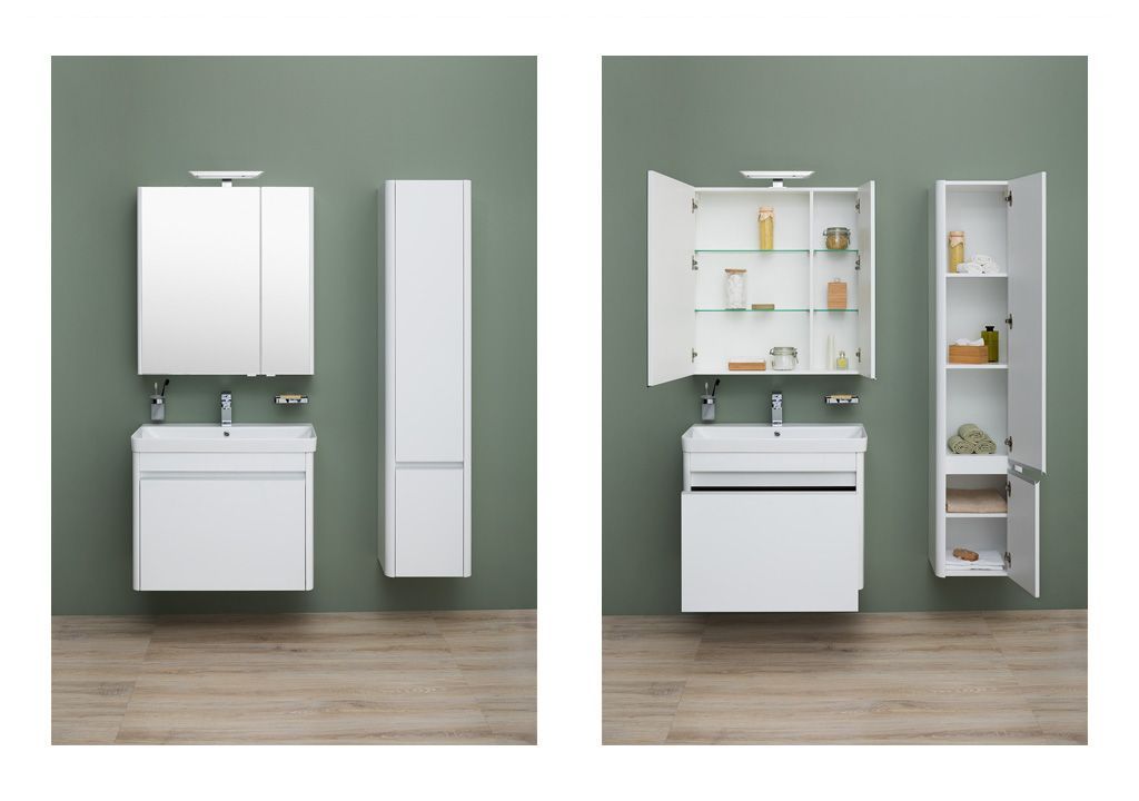 Мебель для ванной Aquanet Вилора 80 белый 00203634 - Вид №5