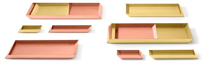 GHIDINI1961 Медный письменный стол Axonometry Eg609rg108 - Вид №1