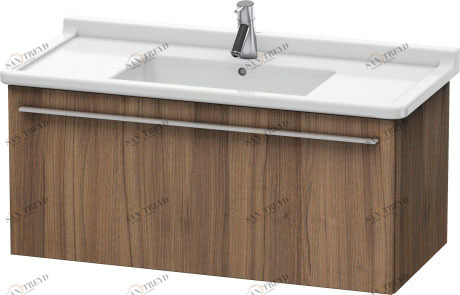 XL605807979 X-Large Тумбочка подвесная Орех натуральный, декор Duravit