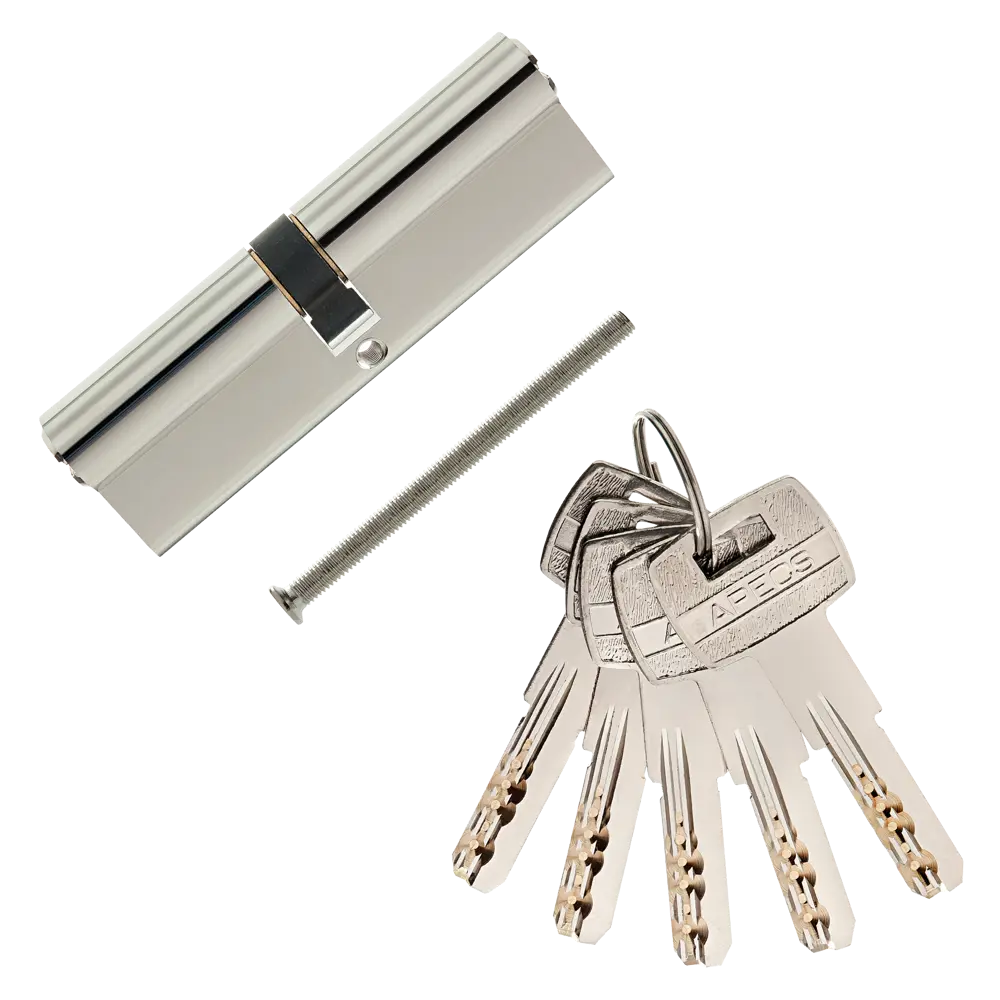 Цилиндр Apecs SM-100-NI, 50x50 мм, ключ/ключ, цвет никель 82379034 STLM-2058579 ЦИЛИНДР APECS SM-100-NI КЛЮЧ-КЛЮЧ - Вид №1