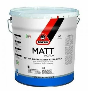 Boero Bartolomeo Супер моющаяся матовая краска на водной основе Pitture murali 7mk.349