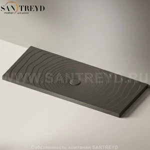 Flaminia WATER DROP Душевой поддон 160 см черный DR7016.7006