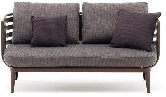 RODA 2-местный садовый диван из алюминия и ткани Thea sun-id-1494532 - Вид №6